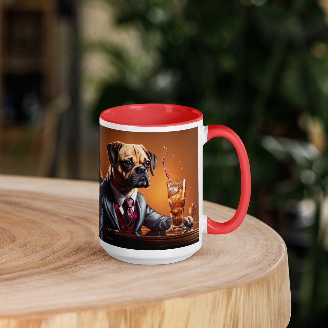 Puggle General- Mug with Color Inside v3