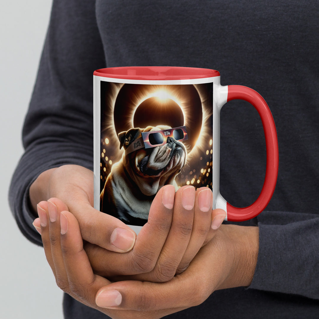 Bulldog Eclipse- Mug with Color Inside