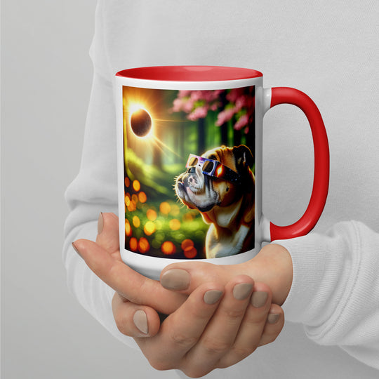 Bulldog Eclipse- Mug with Color Inside v2