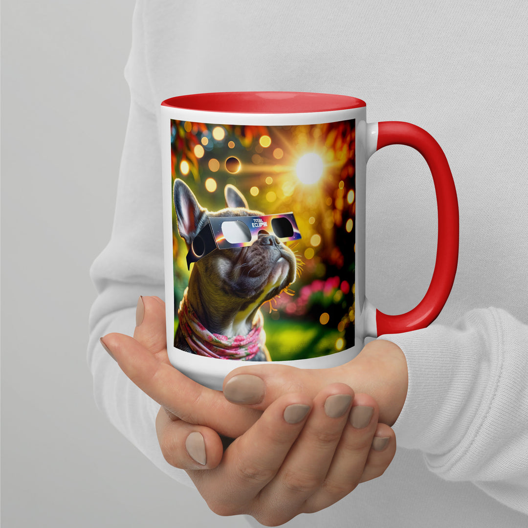 French Bulldog Eclipse- Mug with Color Inside