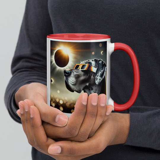 Great Dane Eclipse- Mug with Color Inside v2