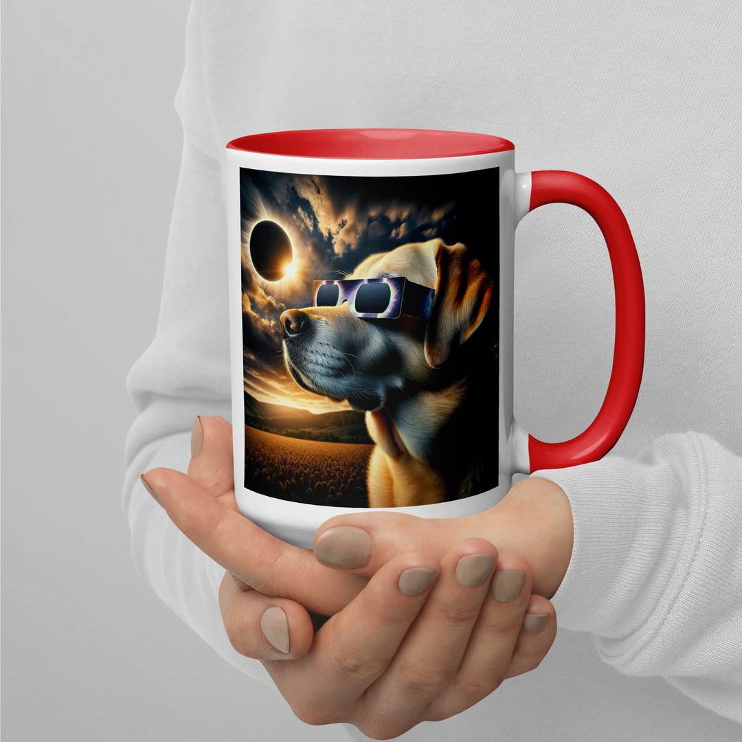 Labrador Retriever Eclipse- Mug with Color Inside