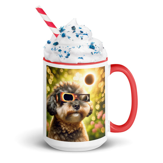 Pugapoo Eclipse- Mug with Color Inside v2