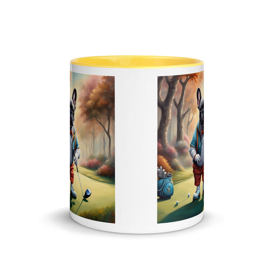 Mug with Color Inside-French Bulldog