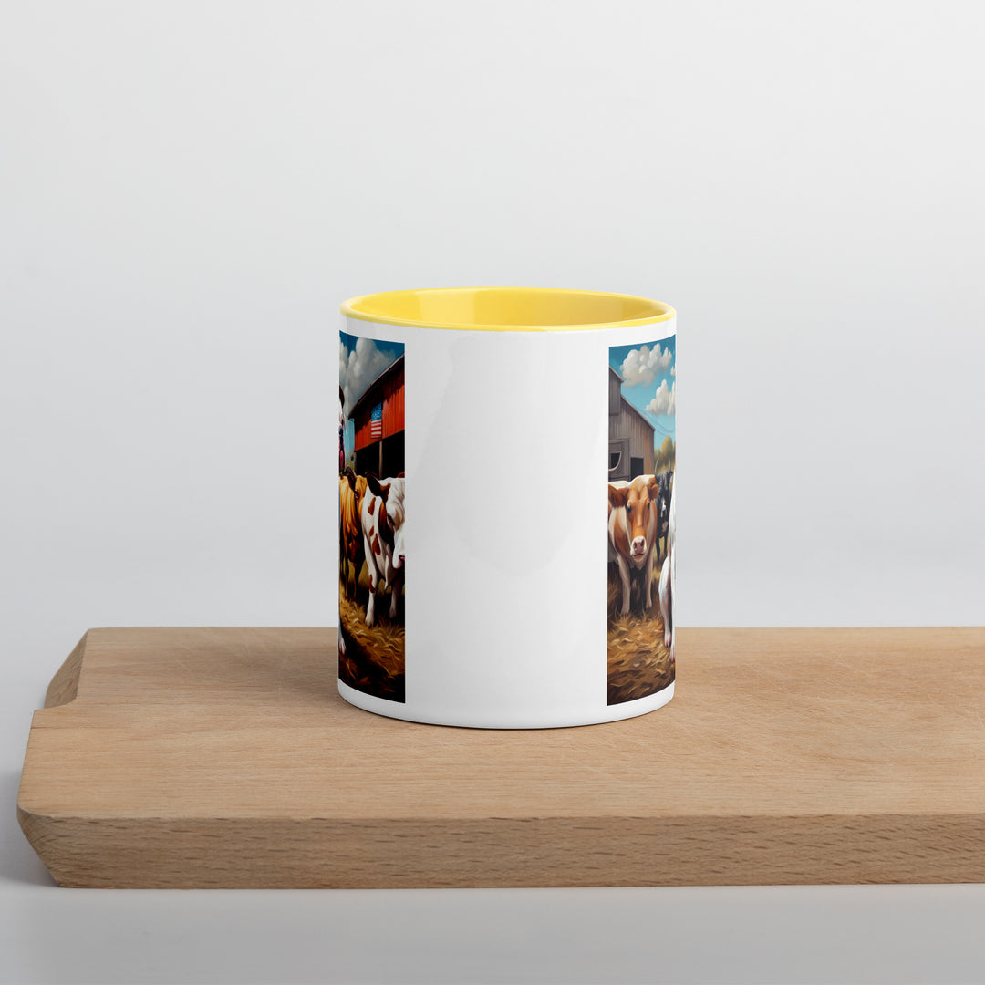 American Bulldog- Mug with Color Inside v2