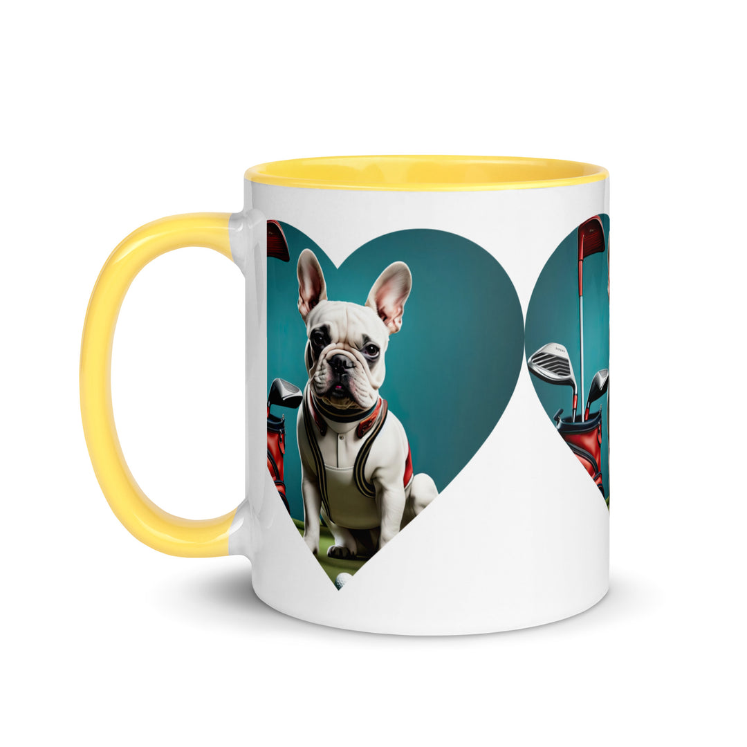 Mug with Color Inside-French Bulldog V7