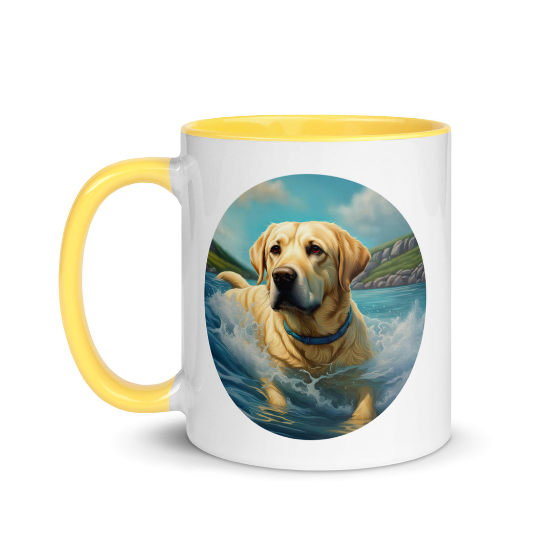 Mug with Color Inside-Labrador Retriever V20