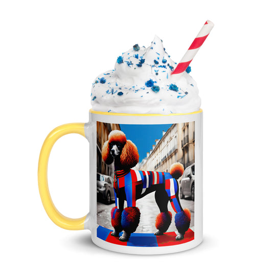 Poodle- Mug with Color Inside