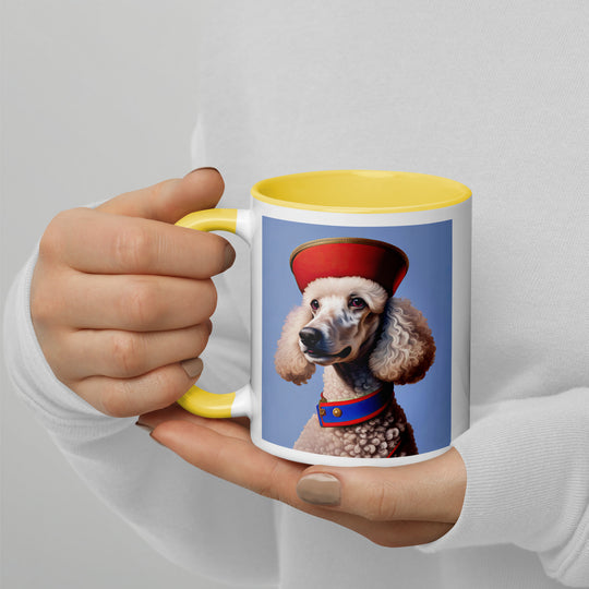 Poodle- Mug with Color Inside v3
