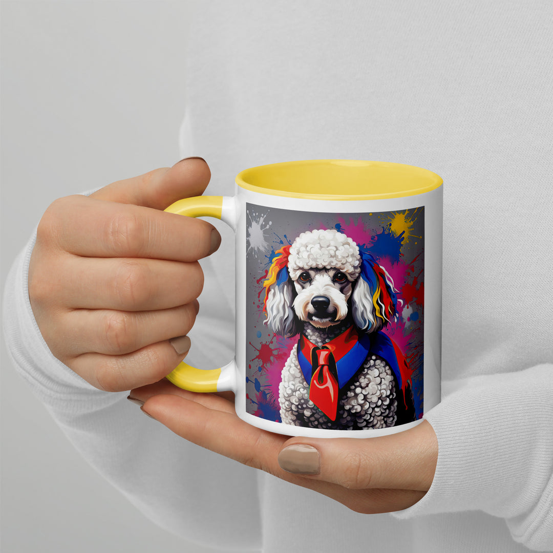 Poodle- Mug with Color Inside v4