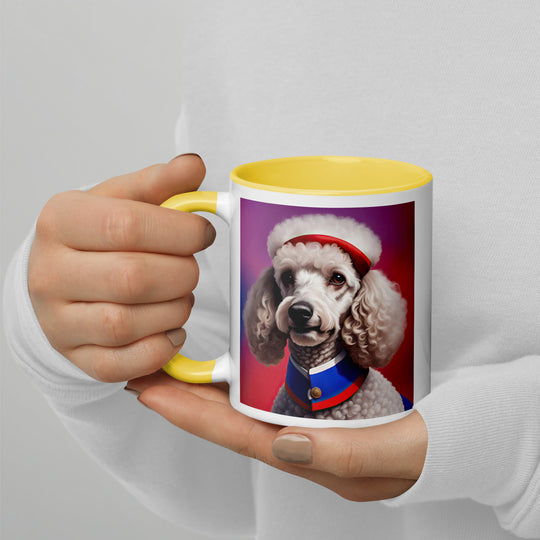 Poodle- Mug with Color Inside v5