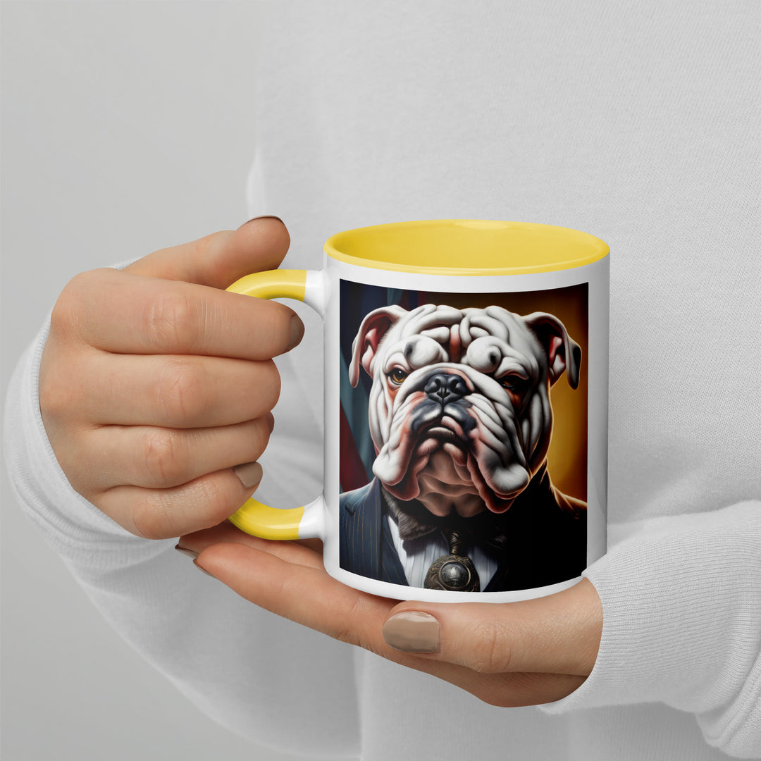 Bulldog- Mug with Color Inside v3