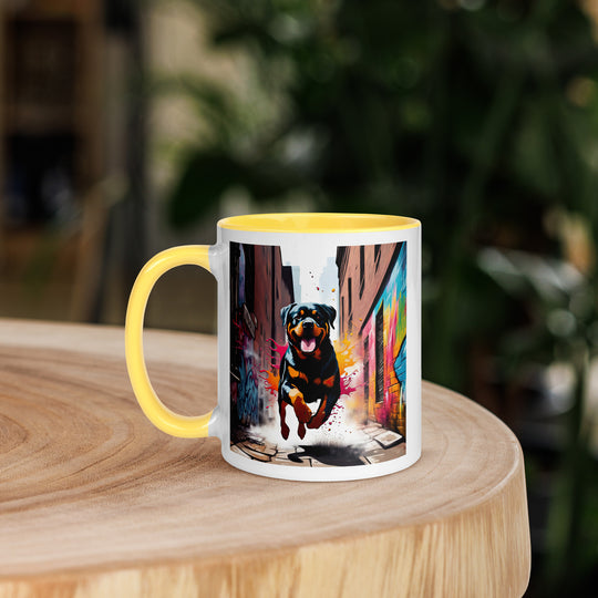 Rottweiler- Mug with Color Inside