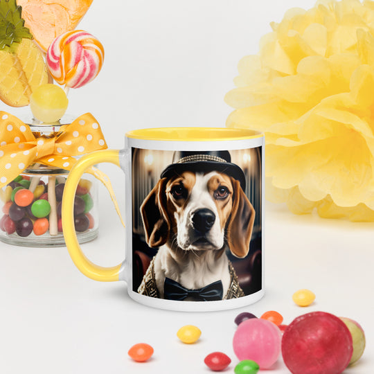 Beagle- Mug with Color Inside v4