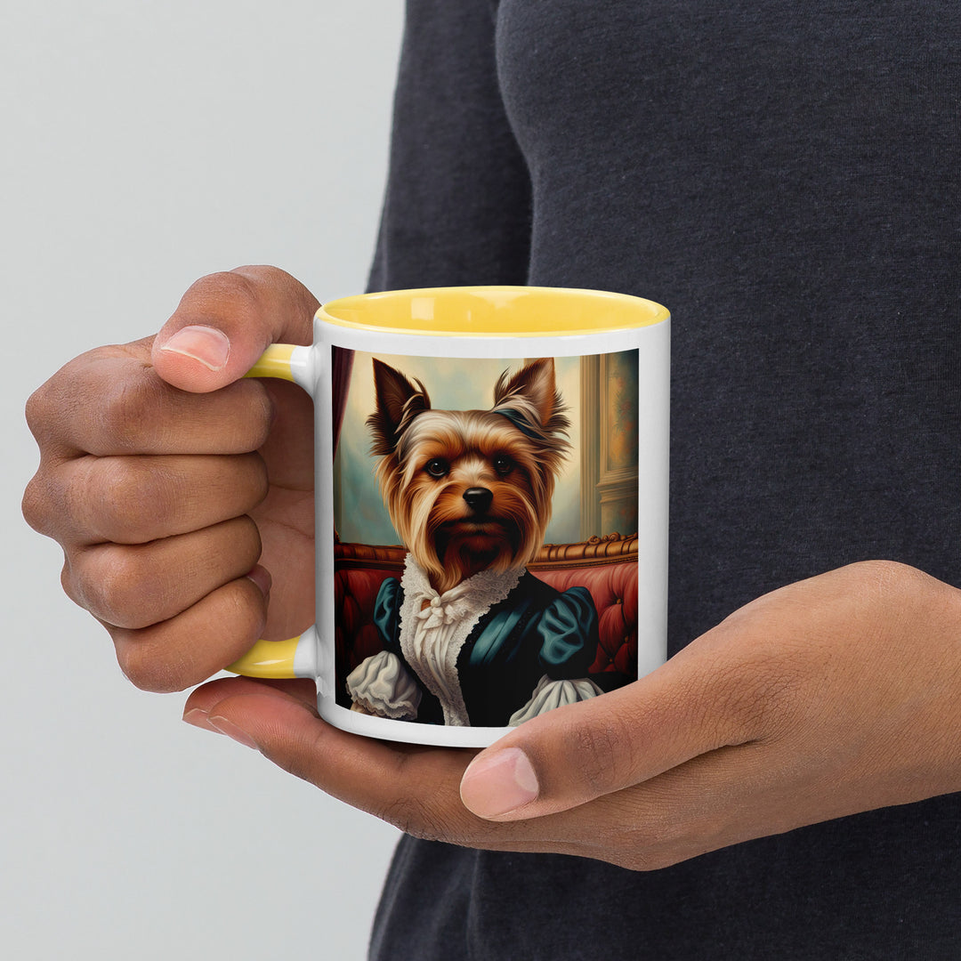 Yorkshire Terrier- Mug with Color Inside v2