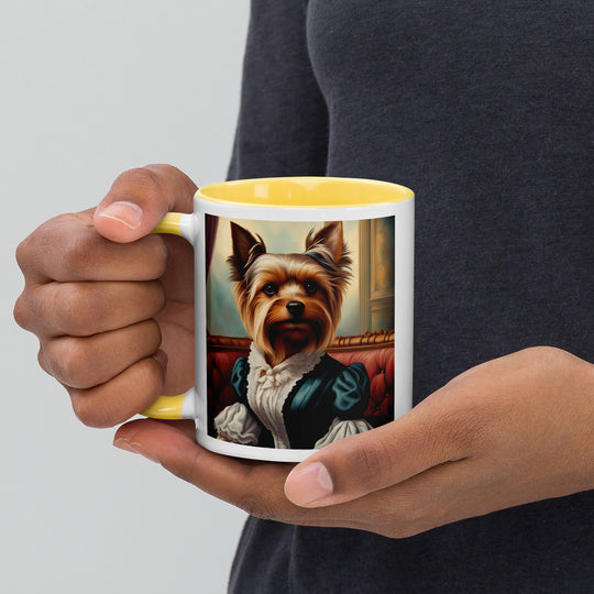 Yorkshire Terrier- Mug with Color Inside v2