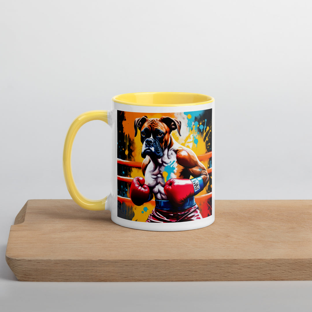 Boxer- Mug with Color Inside v4