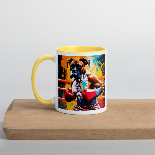 Boxer- Mug with Color Inside v4