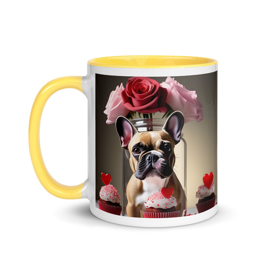 French Bulldog Romantic- Mug with Color Inside