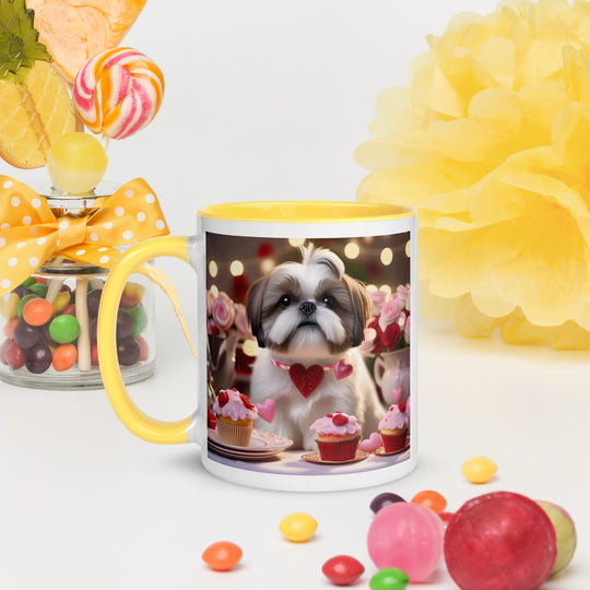 Shih Tzu Romantic- Mug with Color Inside