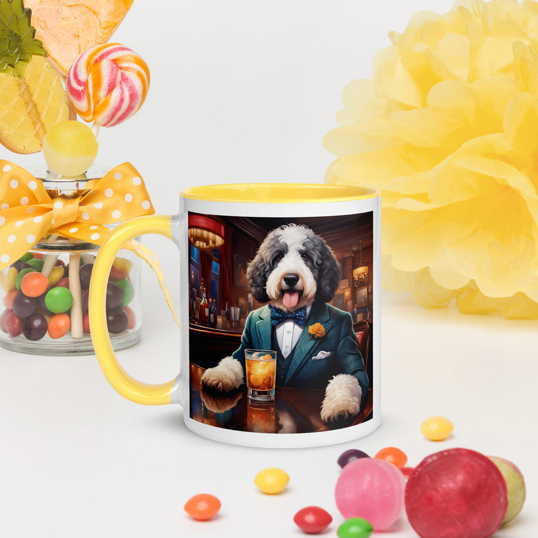 Bernedoodle General- Mug with Color Inside v9