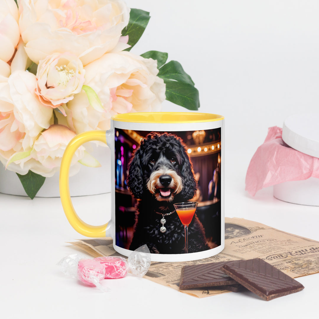 Bernedoodle General- Mug with Color Inside v11