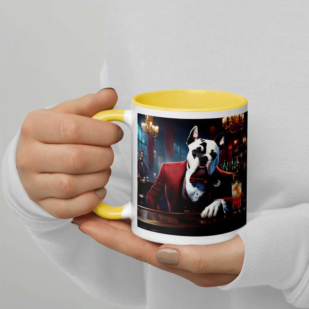 Catahoula Bulldog General- Mug with Color Inside v7