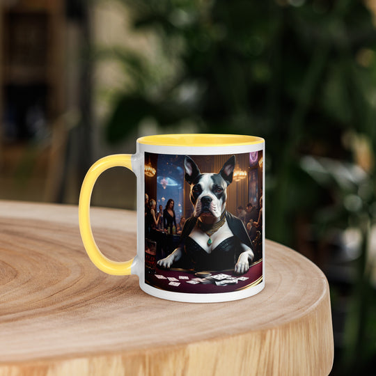 Catahoula Bulldog General- Mug with Color Inside v9