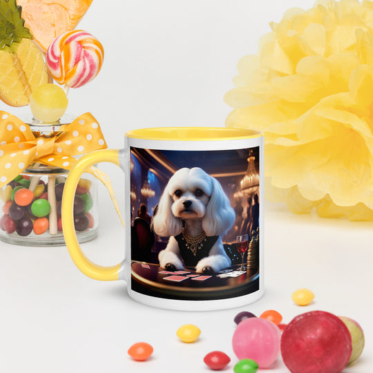 Cavachon- Mug with Color Inside v8