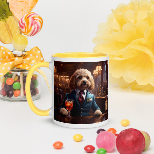 Cavapoo General- Mug with Color Inside v4