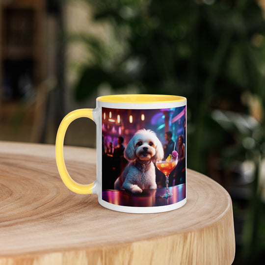 Cavapoo General- Mug with Color Inside v12