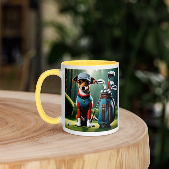 Chiweenie Golfer- Mug with Color Inside