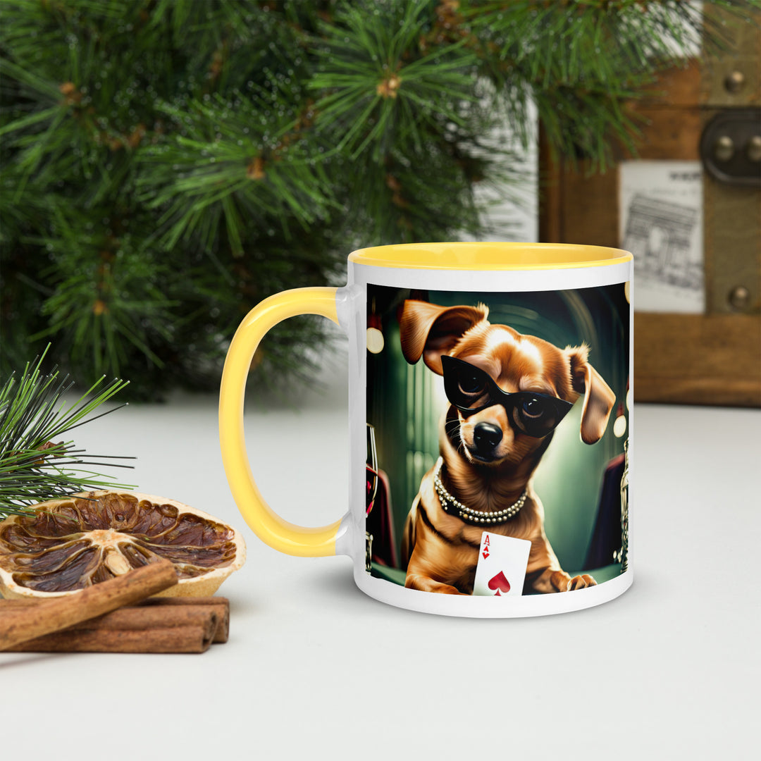 Chiweenie General- Mug with Color Inside v5