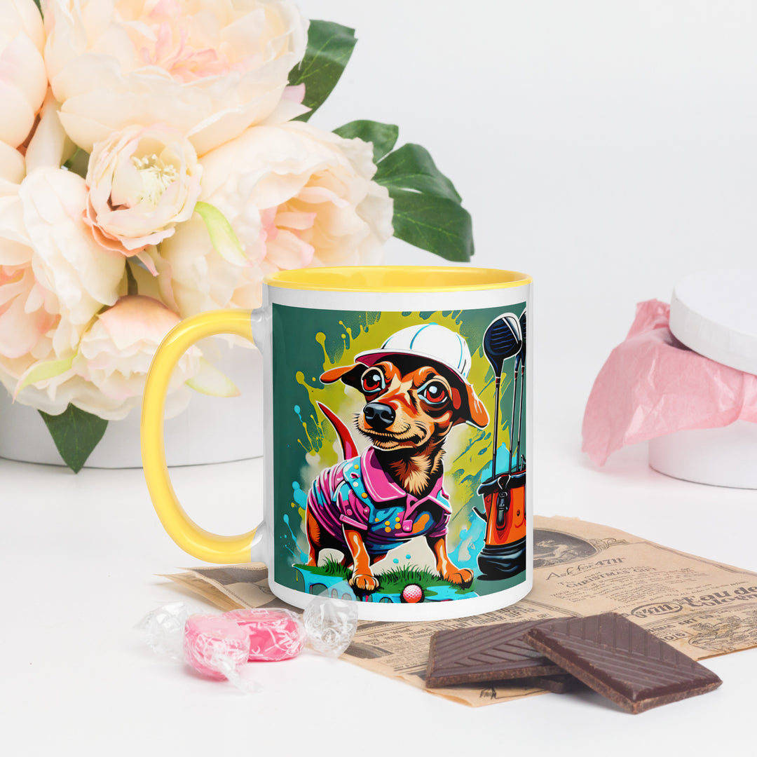 Chiweenie General- Mug with Color Inside v12