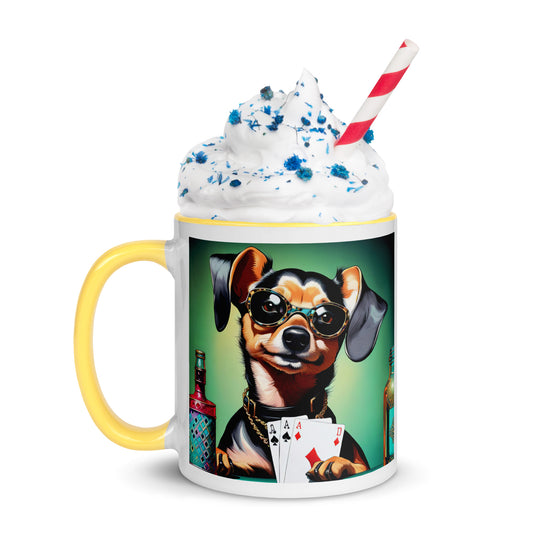 Chiweenie General- Mug with Color Inside v13