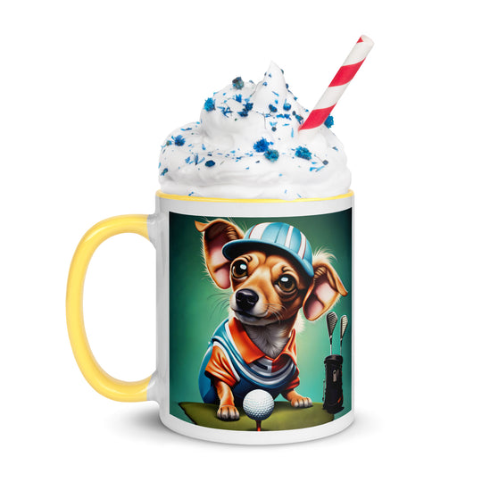 Chiweenie General- Mug with Color Inside v18