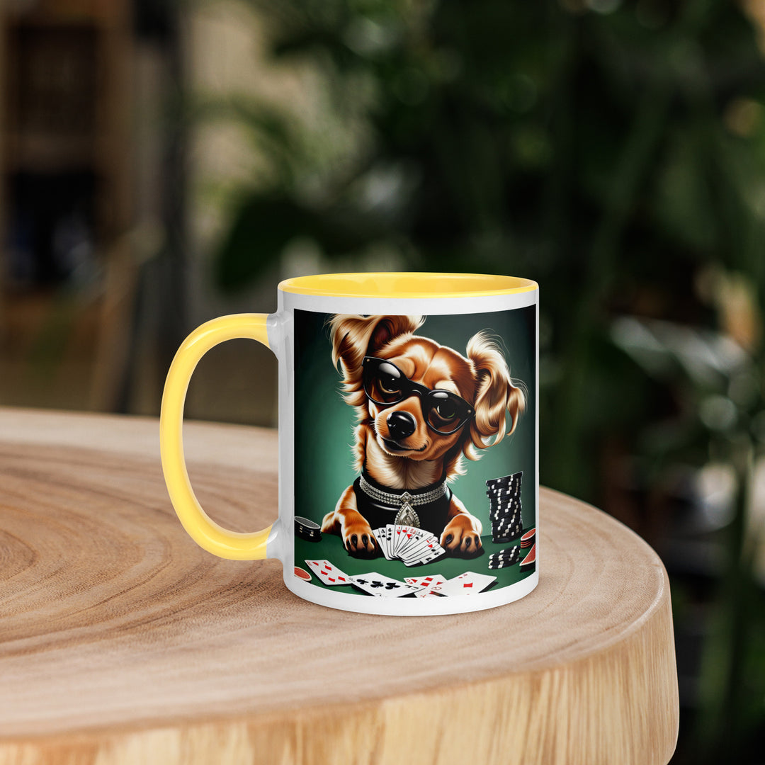 Chiweenie General- Mug with Color Inside v19