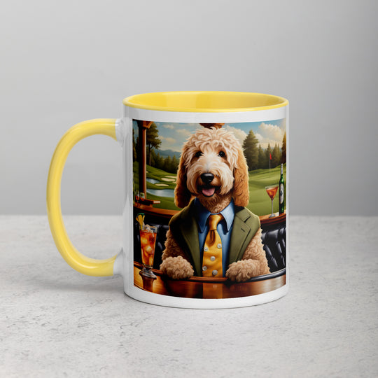 Goldendoodle- Mug with Color Inside v4