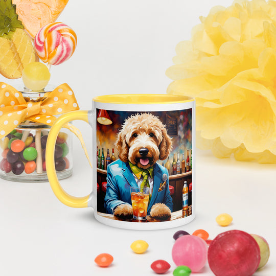 Goldendoodle- Mug with Color Inside v6