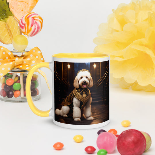 Goldendoodle- Mug with Color Inside v7