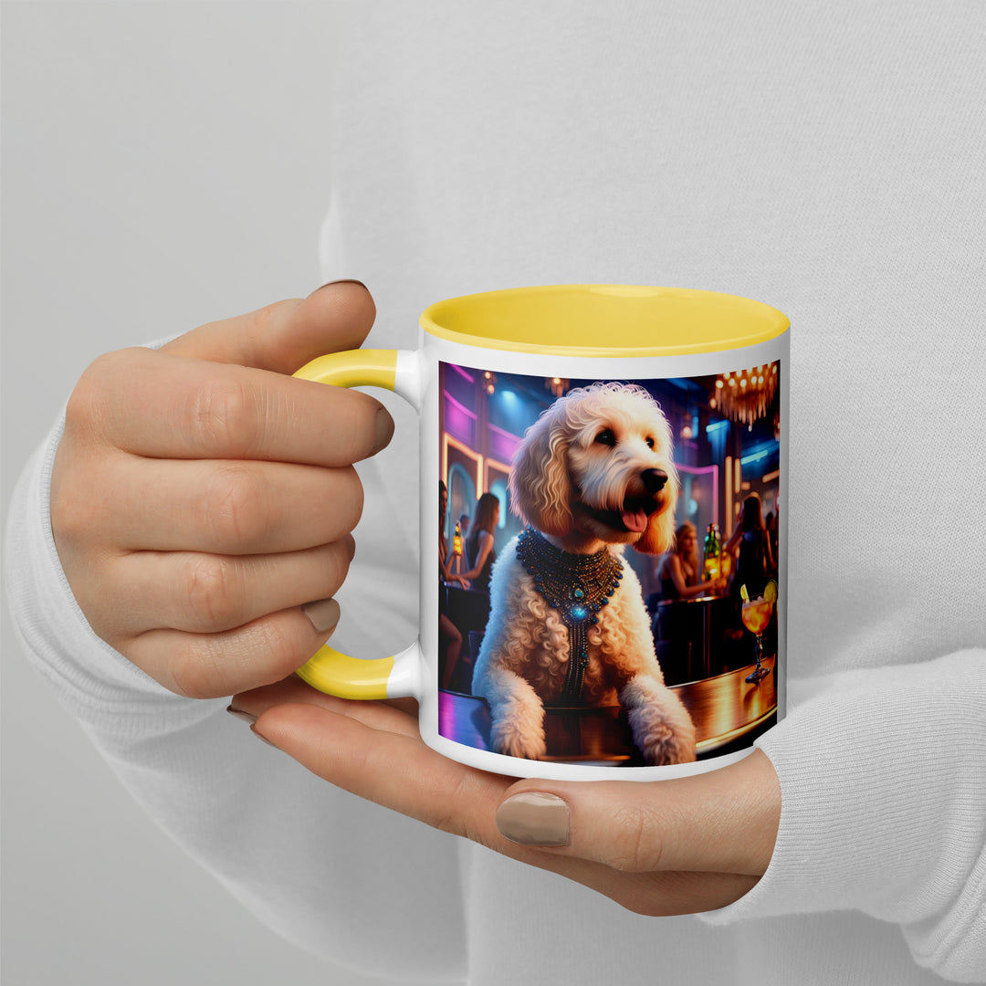 Goldendoodle- Mug with Color Inside v9