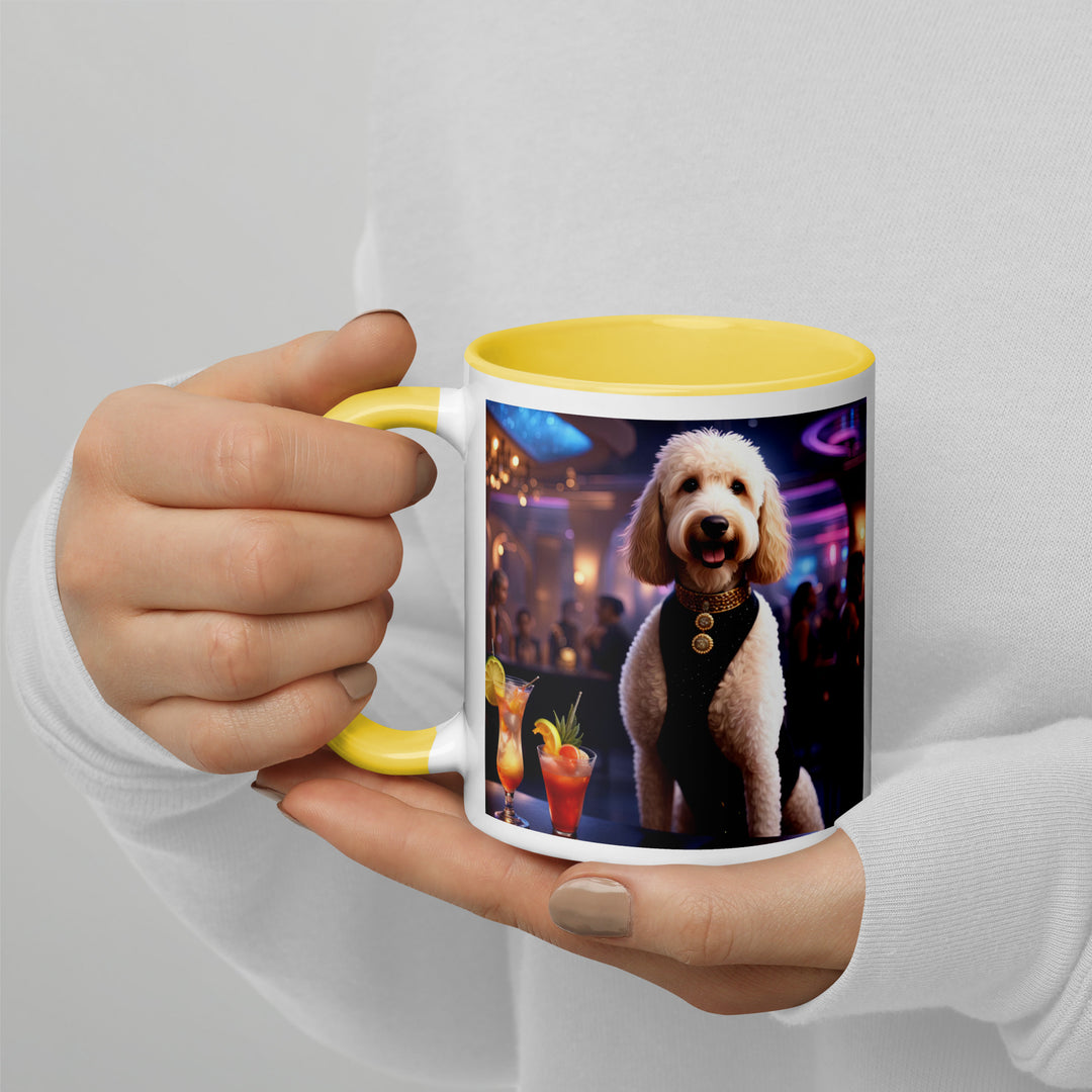 Goldendoodle- Mug with Color Inside v14