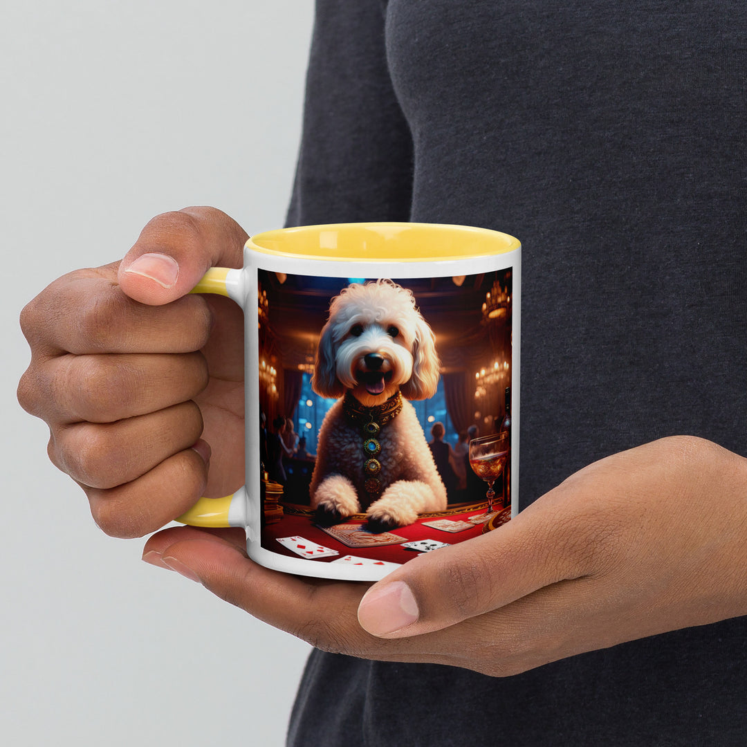 Goldendoodle- Mug with Color Inside v16