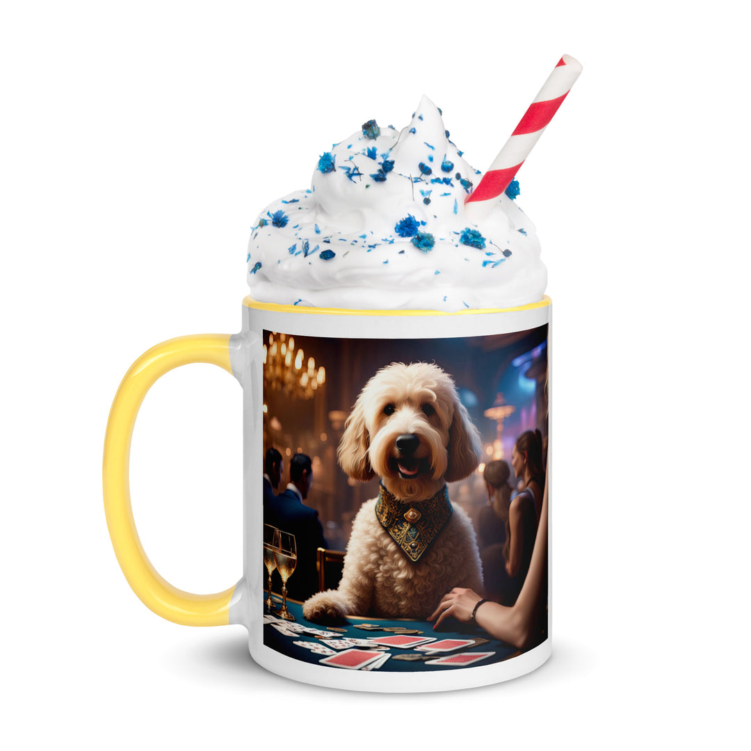 Goldendoodle- Mug with Color Inside v17