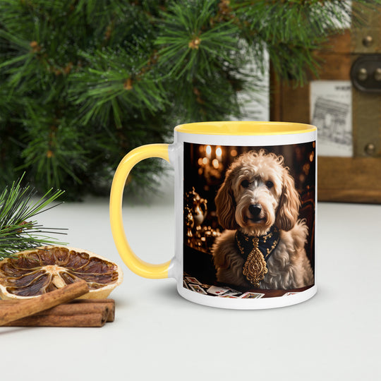 Goldendoodle- Mug with Color Inside v23