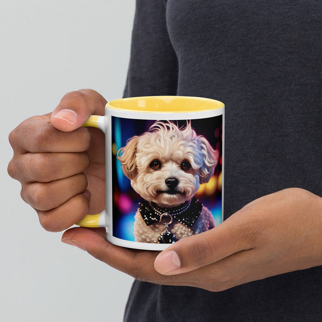 Maltipoo General- Mug with Color Inside v11