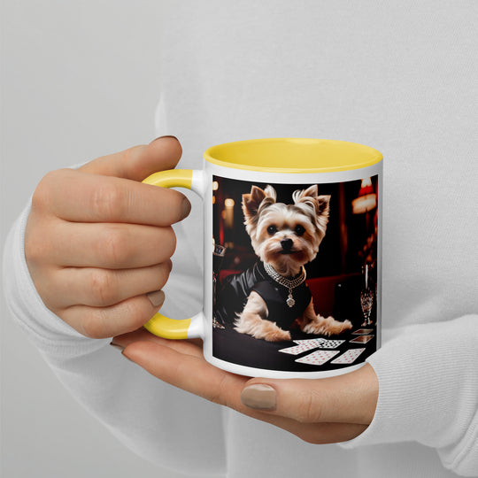 Morkie General- Mug with Color Inside v4