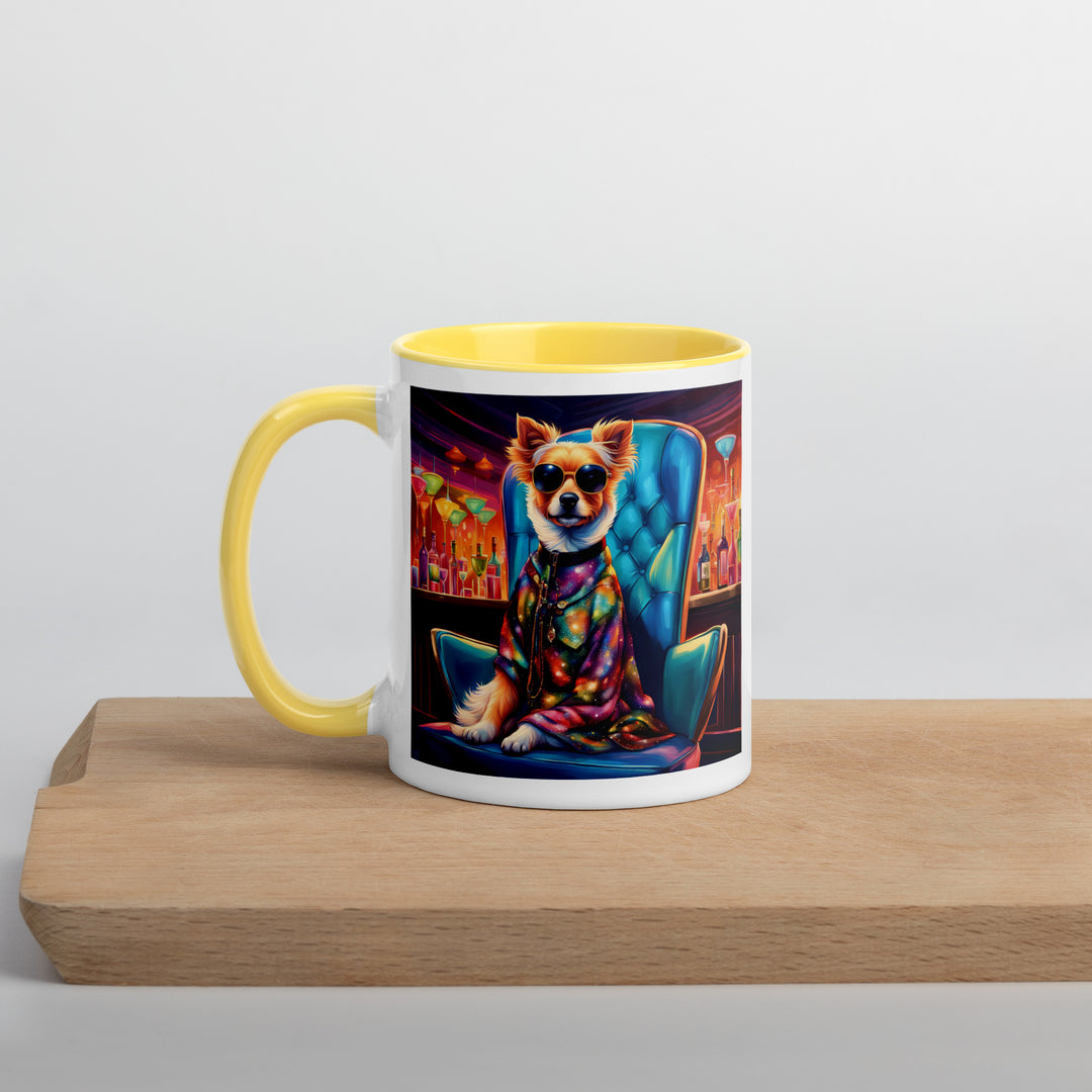 Pekapoo General- Mug with Color Inside v7