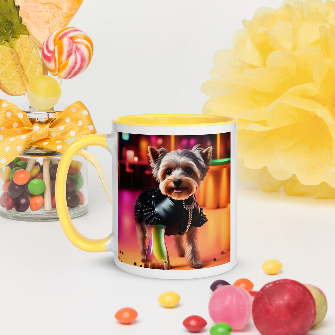 Yorkipoo General- Mug with Color Inside v5