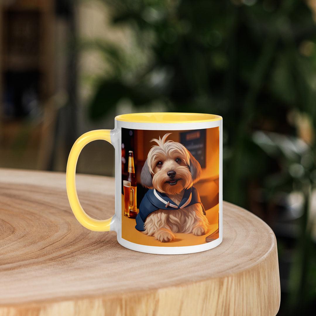 Yorkipoo General- Mug with Color Inside v7